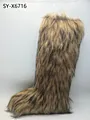 Women’s Winter Faux Fur Knee-High Boots